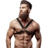 **Nina - Cross male BDSM torso belt Fetish Harness vegan eco leather