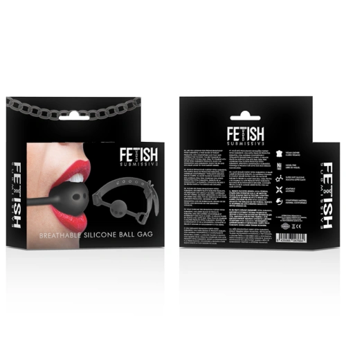 Silicone Mouth Ball with Breathing Holes Fetish Submissive Breathable Ball Gag [6]