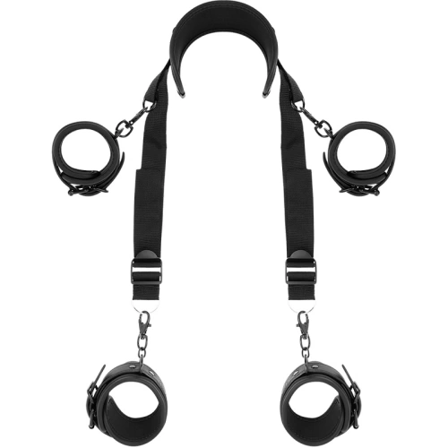 Nina - Fetish Submissive Wrist Ankle and Neck Restraint Set