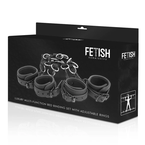 Fetish Submissive Deluxe Bed Restraint Set [3]