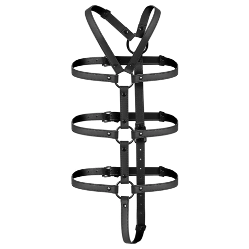 Adjustable BDSM Torso and Hand Harness Fetish Submissive [1]