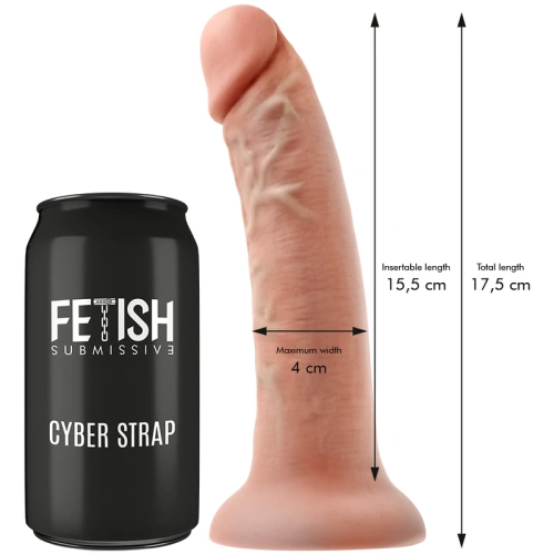 Nina - Strap-on Vibrating Dildo and Watchme Remote Cyber ​​Strap S [8]