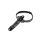 Mouthpiece with dildo Fetish Tentation black