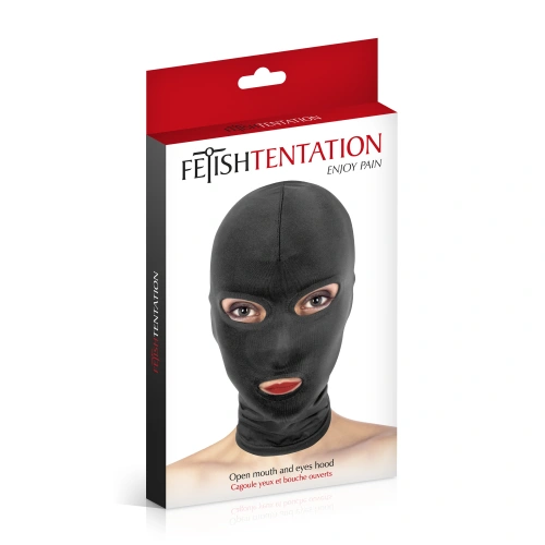 Mask with eye and mouth openings Fetish Tentation [2]
