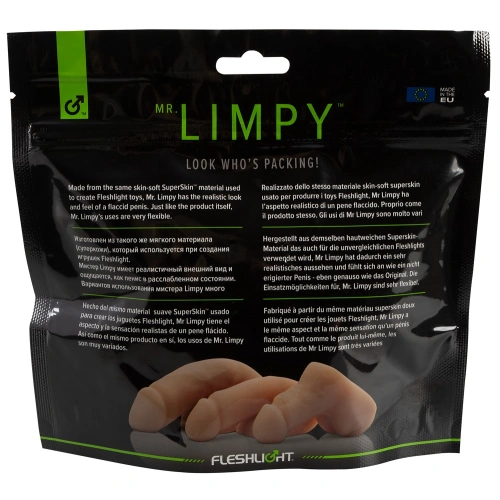**Nina - Realistic Soft FTM Dildo Fleshlight Mr. Limpy L light flesh color [10]