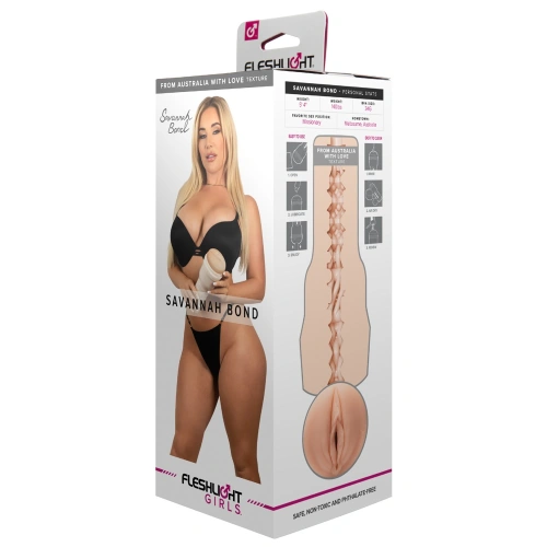 Masturbator Fleshlight Girls Savannah Bond From Australia With Love [5]