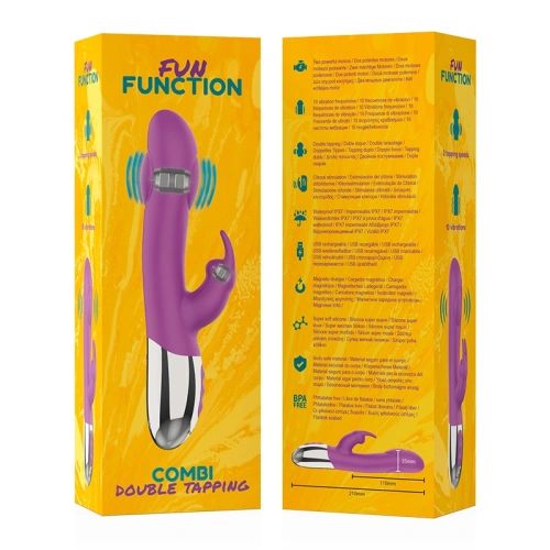Dilyana Combi rechargeable silicone rabbit vibrator [8]