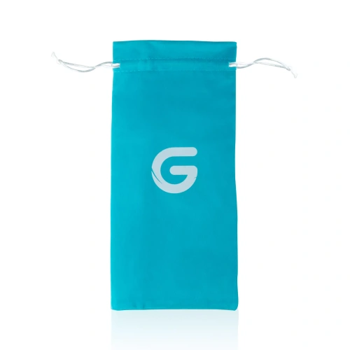 Realistic glass dildo with testicles Glazen 29 transparent [6]
