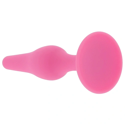 Small butt plug made of 100% silicone Glamy Soft Plug S pink [4]