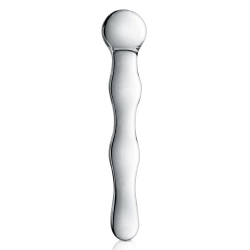 Luxury glass dildo Glossy #10 transparent