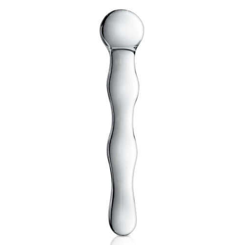 Luxury glass dildo Glossy #10 transparent