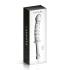 Glass dildo with relief transparent Glossy #16 [1]