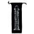 Glass dildo with relief Glossy #4 transparent [1]