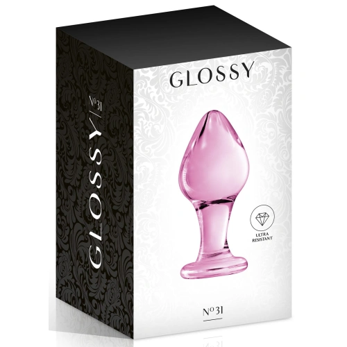 Glass anal dilator Glossy #31 pink [1]