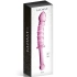 Glass dildo with embossed Glossy #16 pink [1]
