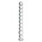 Embossed glass stimulator Glossy 18 transparent
