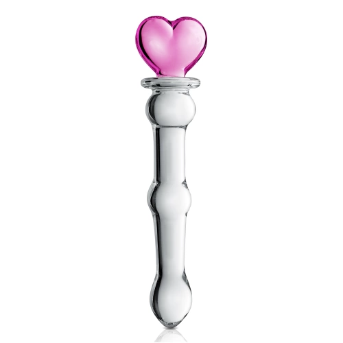 Luxury glass dildo Glossy 21 transparent