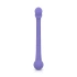 Nina - Double Ended Leah Rechargeable Silicone Vibrator Purple [3]