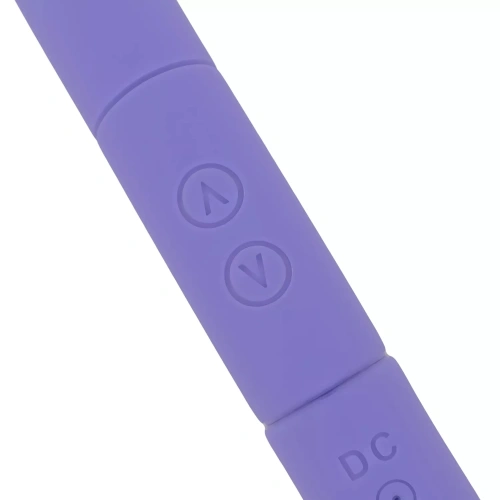 Nina - Double Ended Leah Rechargeable Silicone Vibrator Purple [6]