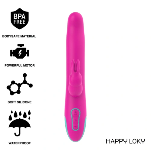 Dilyana- Rechargeable rabbit vibrator made of silicone with rotating beads Pluto [4]