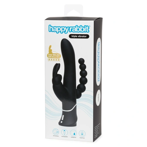 Happy Rabbit Triple Bunny rechargeable anal-vaginal rabbit vibrator [7]