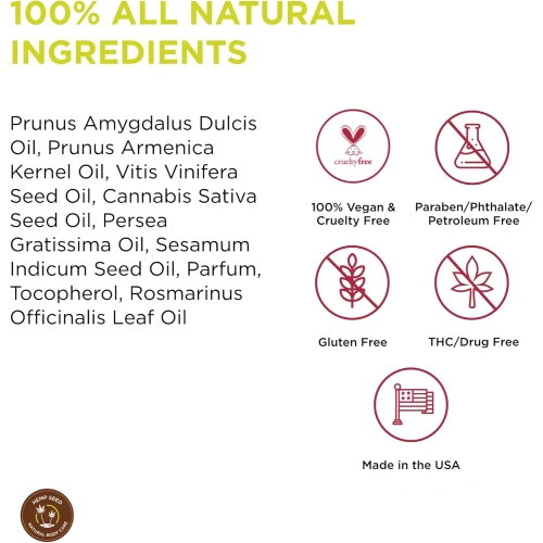 Massage Oil with Hemp Naked in the Woods 60 ml [2]