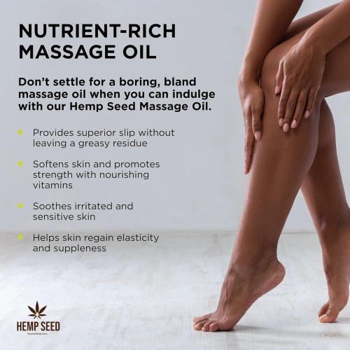 Massage oil with hemp Skinny Dip 237 ml [5]