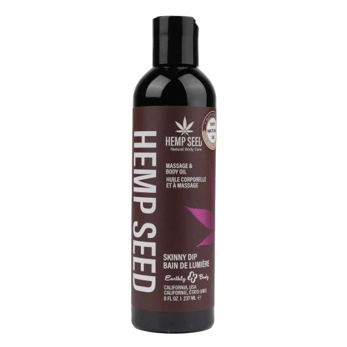 Massage oil with hemp Skinny Dip 237 ml