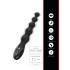 Nina - Rechargeable Silicone Anal Beads with LED Display Beaded Anal Gear Black [6]