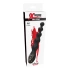 Nina - Rechargeable Silicone Anal Beads with LED Display Beaded Anal Gear Black [7]