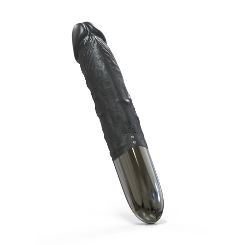 Nina - Rechargeable silicone realistic vibrator with display Anal Power black [1]