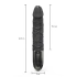 Nina - Rechargeable silicone realistic vibrator with display Anal Power black [5]