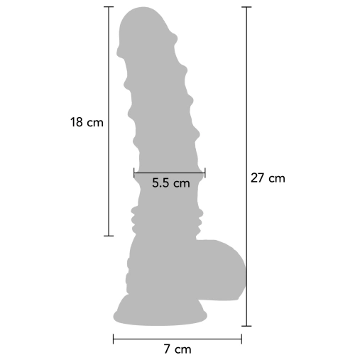 Nina - a large vibrating dildo Extreme Monster Cocks Dragon [7]