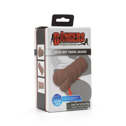 ​Self-moistening artificial vagina Super Wet Travel Beaver dark [3]