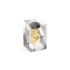 Metal Butt Plug in gold with black crystal Black Angel size S [1]
