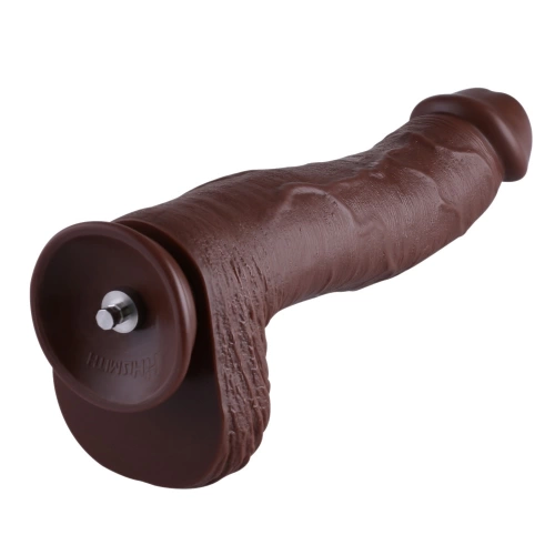 Big dildo for sex machine Hismith Monster Series HSA26 brown [3]