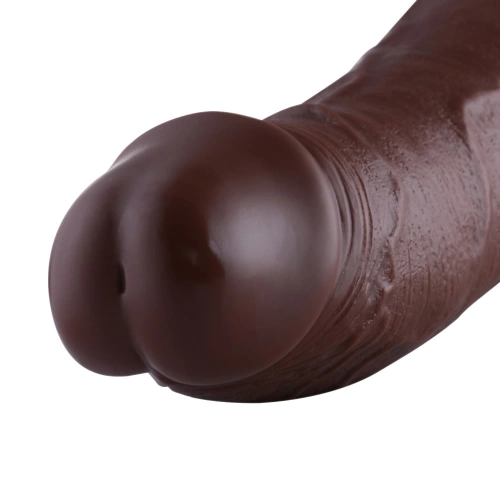 Big dildo for sex machine Hismith Monster Series HSA26 brown [6]