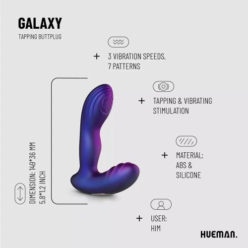 Dilyana- Rechargeable Galaxy silicone anal stimulator [10]