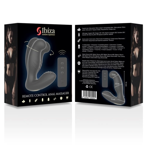 Prostate vibrator with rotation and Ibiza remote [9]