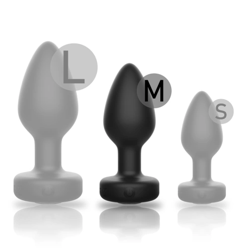 Vibrating anal jewel with remote Ibiza size M [3]