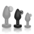 Vibrating anal jewel with remote Ibiza size M [3]