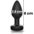 Ibiza Vibrating anal jewel with remote size S [2]