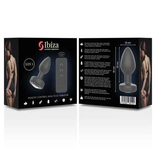 Ibiza Vibrating anal jewel with remote size S [4]