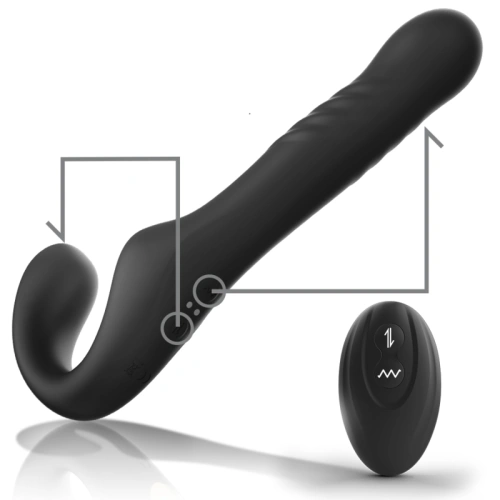 Nina - Strapless dildo with vibrations and thrusts with remote control Ibiza [2]