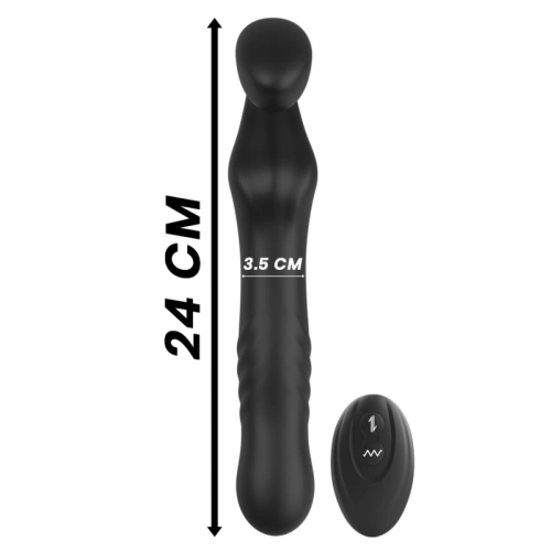Nina - Strapless dildo with vibrations and thrusts with remote control Ibiza [6]