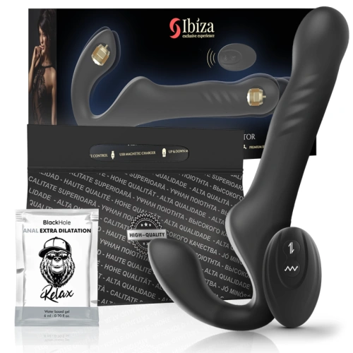 Nina - Strapless dildo with vibrations and thrusts with remote control Ibiza [7]