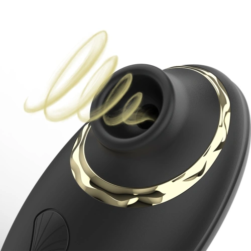 Nina - Ibiza 3 in 1 Vibe black multifunctional silicone clitoral stimulator [1]