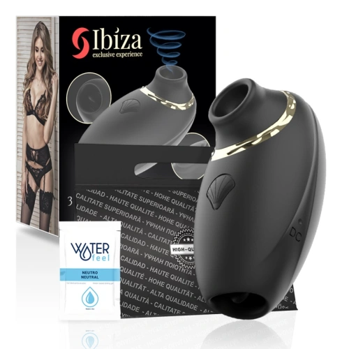 Nina - Ibiza 3 in 1 Vibe black multifunctional silicone clitoral stimulator [2]