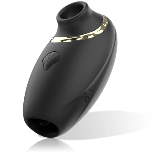 Nina - Ibiza 3 in 1 Vibe black multifunctional silicone clitoral stimulator