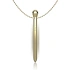 Dilyana- Rechargeable metal stimulator jewelry with a chain Ibiza Clit Pocket gold [1]